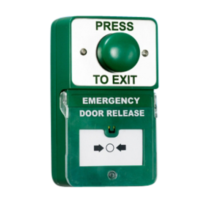 ASEC Dual Unit Combined Exit Button and Call Point
