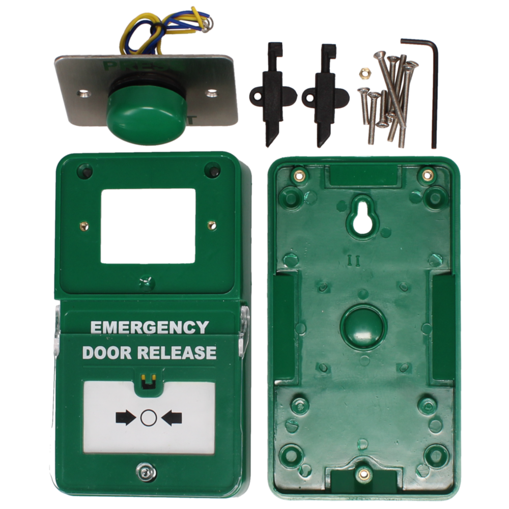 ASEC Dual Unit Combined Exit Button and Call Point