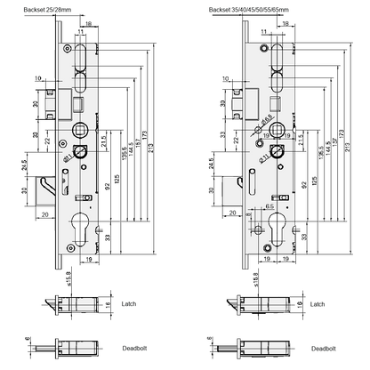 ROTO H650/H600 Gearbox Only 92mm Centres