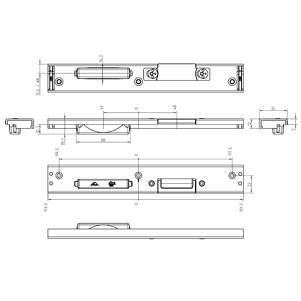 ROTO Centre Keep For System10 & Halo