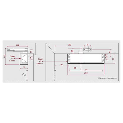 RUTLAND Fire Rated TS.4204 Contract Door Closer Size EN 2-4 With Backcheck