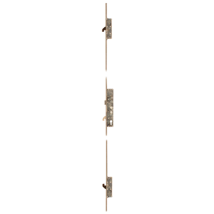 SAFEWARE 3 Lever Operated Latch & Hook Twin Spindle - 2 Hooks