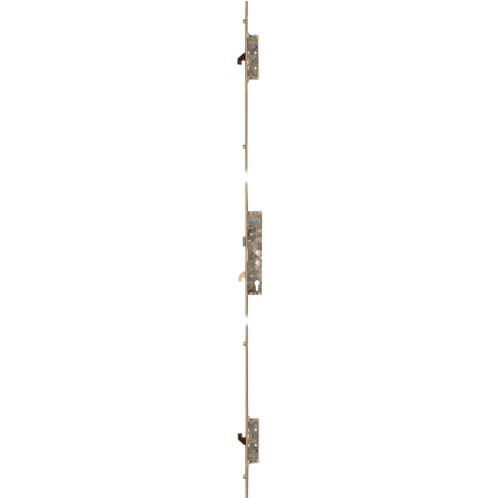 SAFEWARE Lever Operated Latch & Hookbolt Twin Spindle - 2 Hook 4 Roller