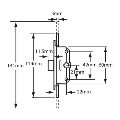 ERA Saracen Window Gearbox 22mm