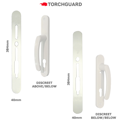 SASHSTOP Torchguard Door Handle Protector Discreet XL 384mm x 40mm