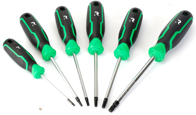 Rikä 6 Piece Mixed Torx Screwdriver Set