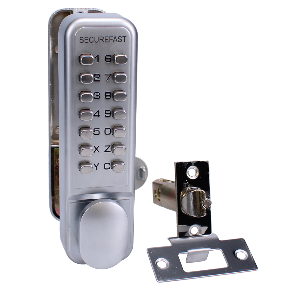 SECUREFAST SBL320 Easy Change Digital Lock with Tubular Latch & Holdback