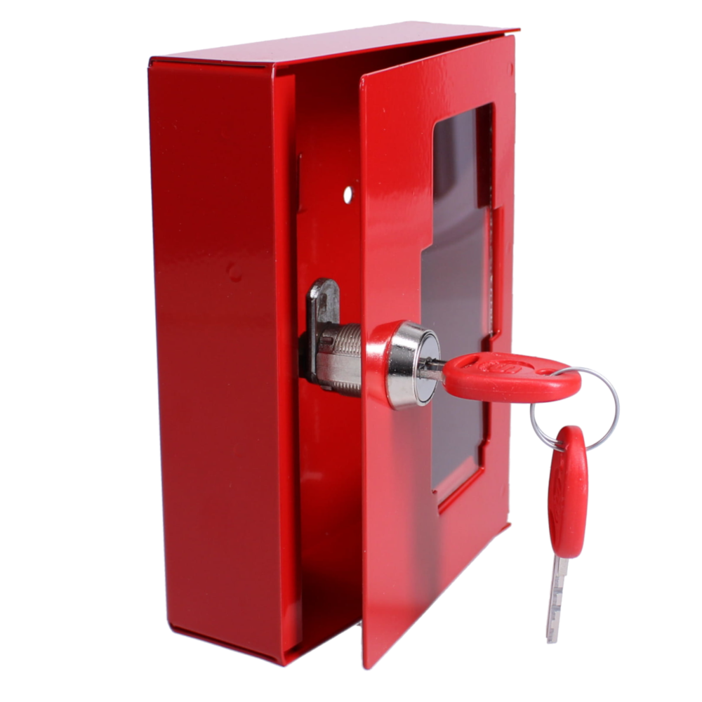 SECURIKEY EK1A Emergency Key Box Glass Fronted With Camlock