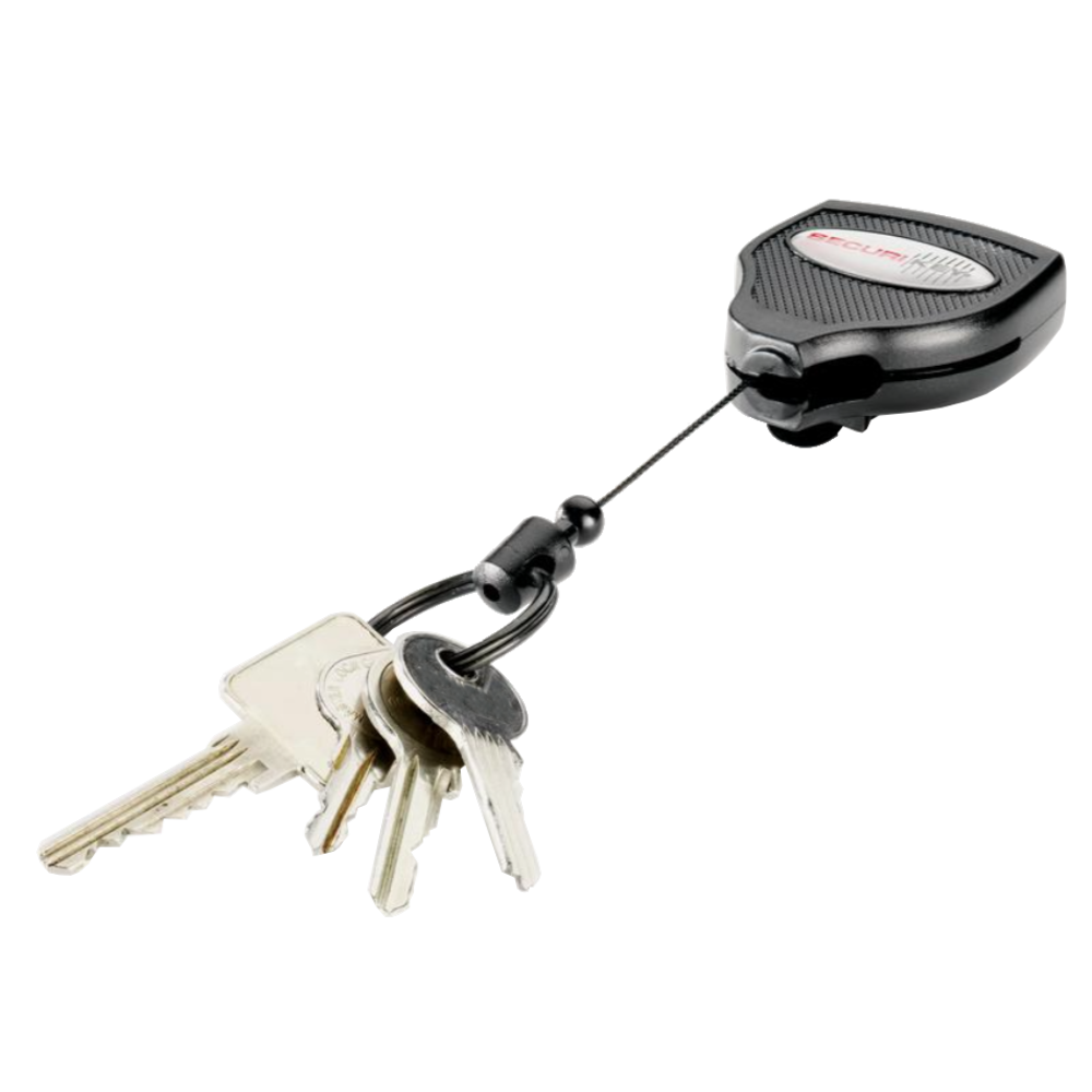 SECURIKEY Super 48 Retractor Key Cord With Clip Fixing