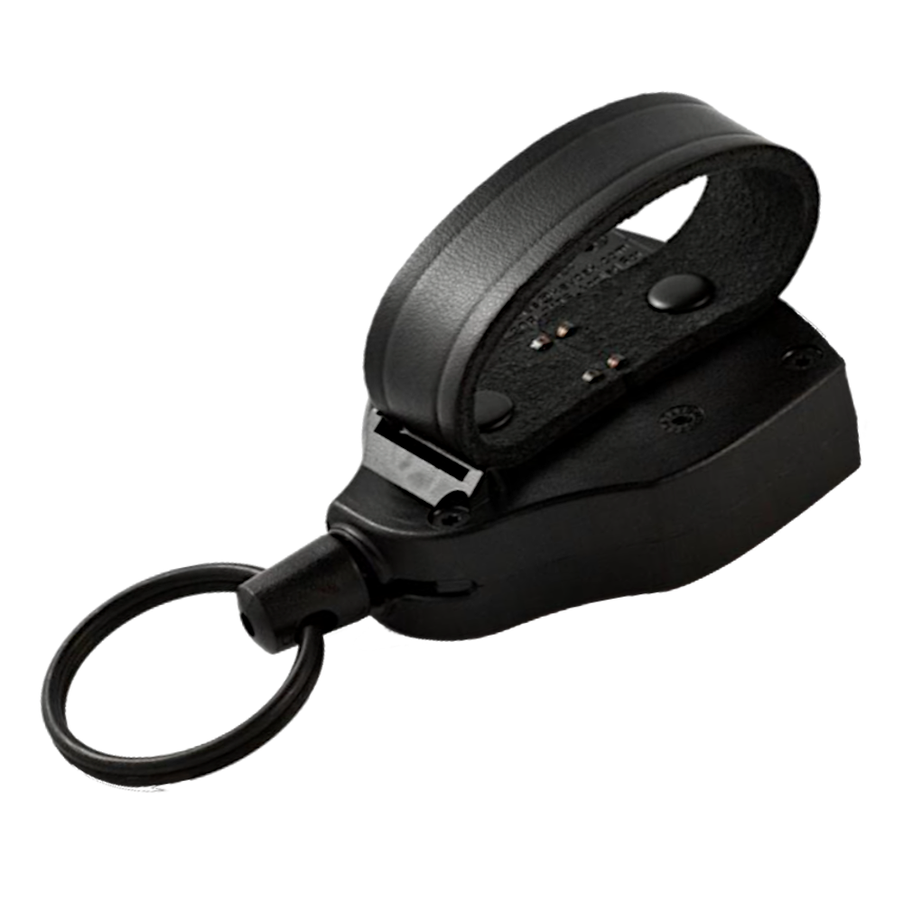 SECURIKEY Super 48 Retractor Key Cord With Leather Belt Loop Fixing