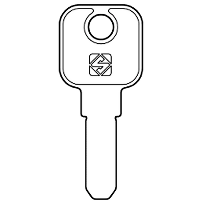 SILCA SSO4 Dimple Key Blank To Suit Siso