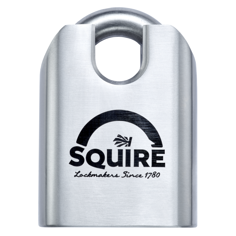 SQUIRE Body only ST65 65mm Closed Shackle Stainless Steel Stronghold Padlock To Take KIK-SS Insert