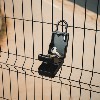 SQUIRE Portable Push Button Key Keep 2 Combination Key Safe With Shackle