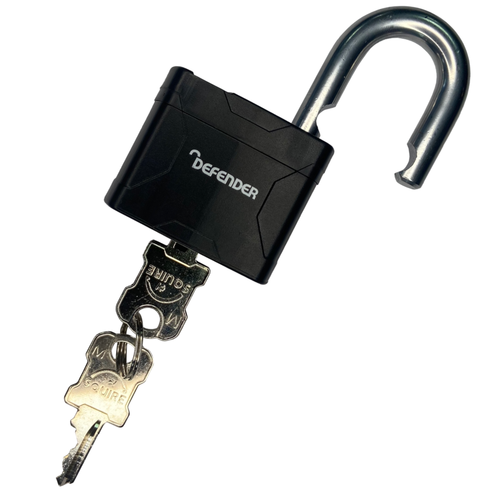 DEFENDER Laminated Padlock Plus With Protective Cover