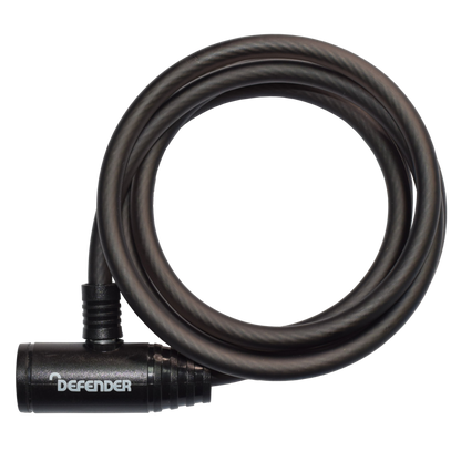 DEFENDER By Squire Cycle Cable Lock Key Operated 8mm x 1500mm