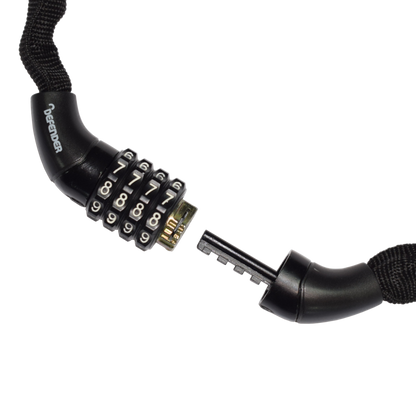 DEFENDER By Squire Cycle Chain Lock With 4 Wheel Combination 3.5mm x 900mm