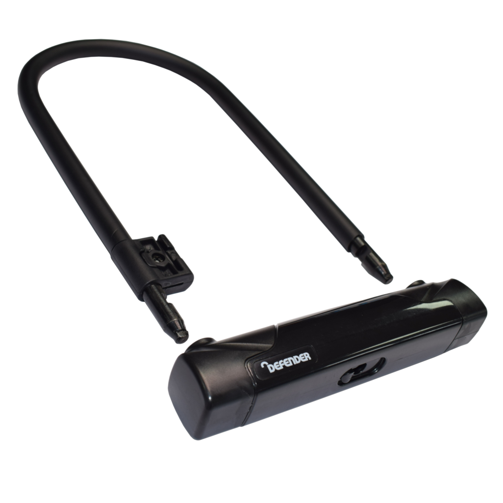 DEFENDER By Squire Cycle D-Lock With Bracket 11mm x 230mm