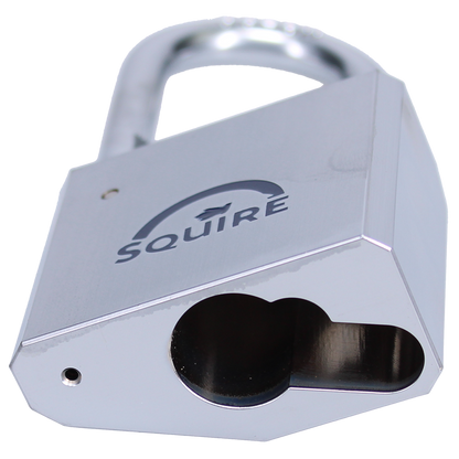 SQUIRE HEB50 Open Shackle Padlock Body To Accept 40mm (30/10) Half Euro Cylinder