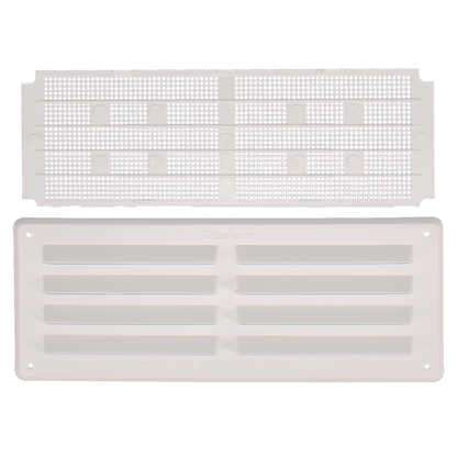 STADIUM Plastic Louvre Ventilator With Flyscreen
