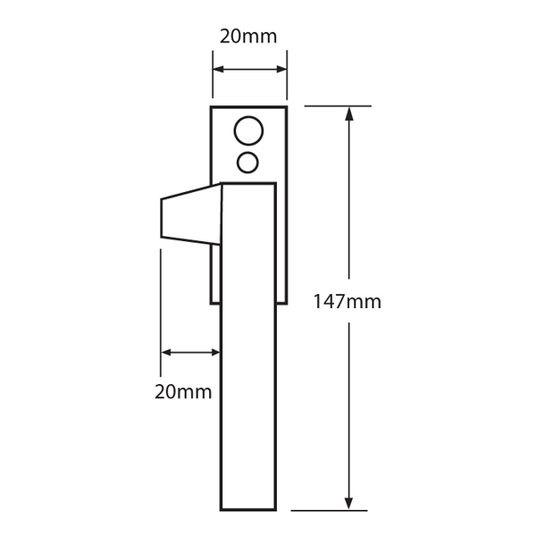 TITON Derwent Cockspur Handle