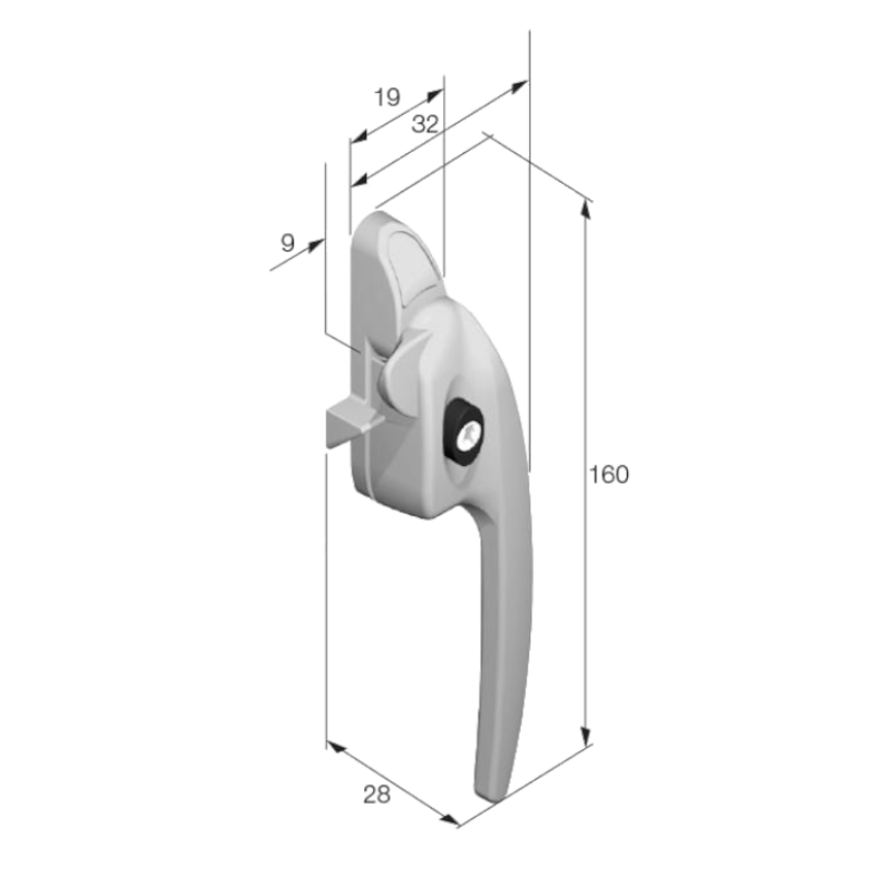 TITON Select Cockspur Handle