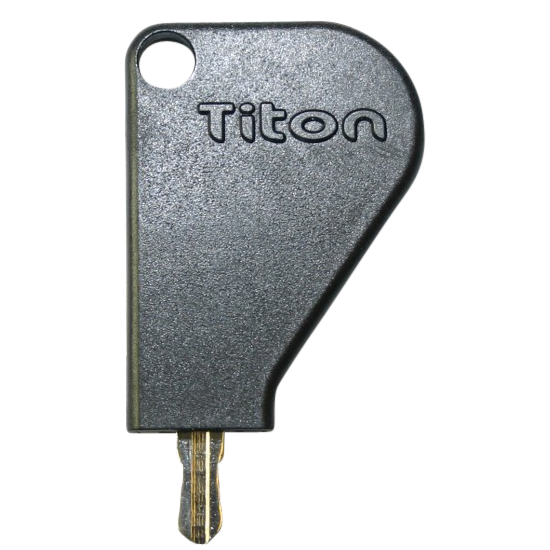 TITON Key To Suit Titon Select Standard Espag Handles With Black Plastic Head