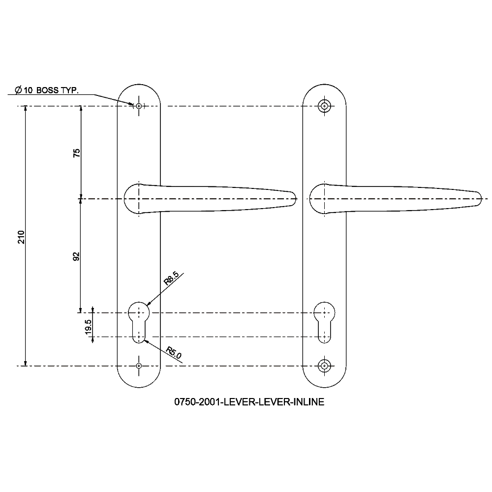 TROJAN Sparta Composite Lever Inline