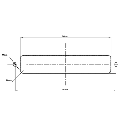 Trojan 38mm - 78mm Letter Plate