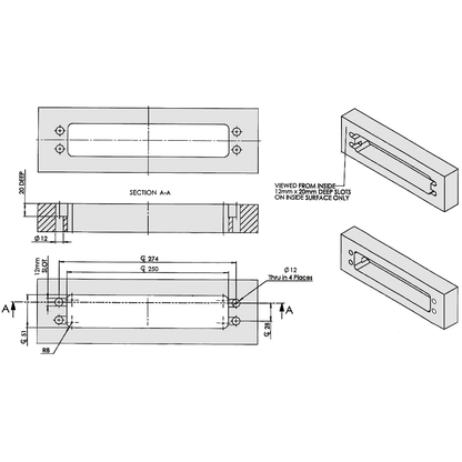 TROJAN Unicorn TS008 FD30 Letterplate