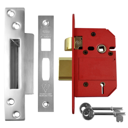 UNION J2200 StrongBOLT BS 5 Lever Sashlock