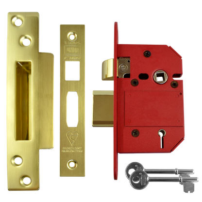 UNION J2200 StrongBOLT BS 5 Lever Sashlock
