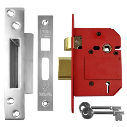 UNION J2200 StrongBOLT BS 5 Lever Sashlock