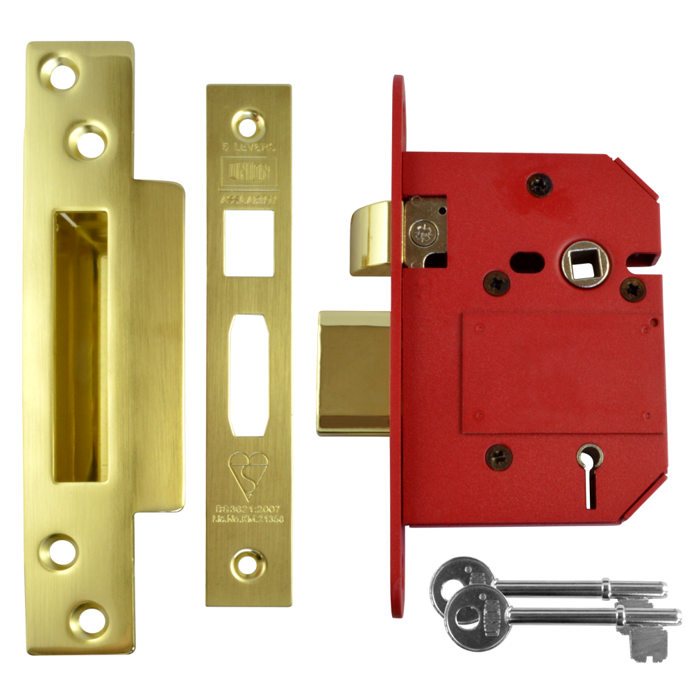 UNION J2200 StrongBOLT BS 5 Lever Sashlock