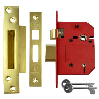 UNION J2200 StrongBOLT BS 5 Lever Sashlock