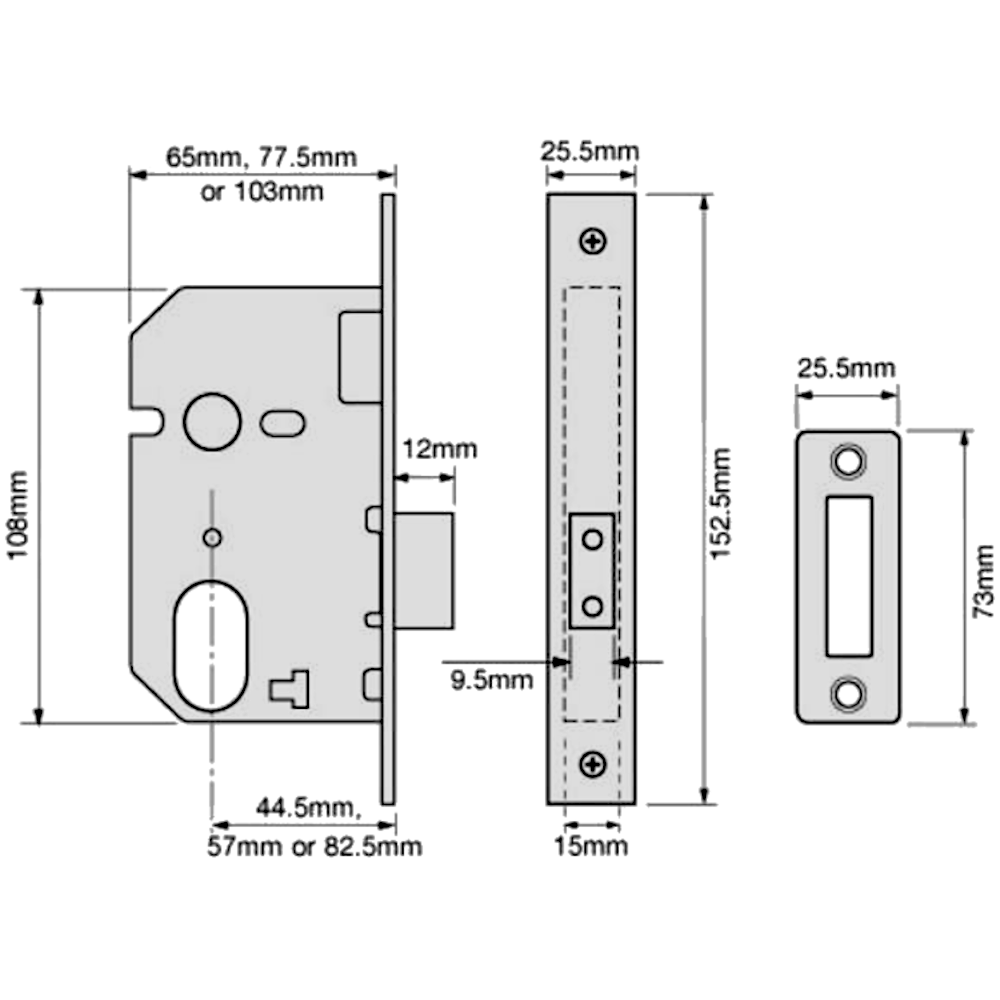 UNION L2141 Oval Deadcase