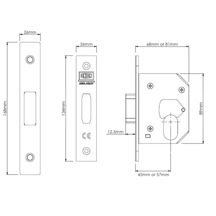 UNION JL21OVS StrongBOLT Oval Deadcase