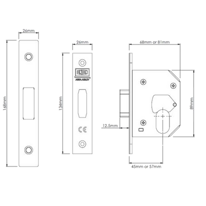 UNION JL21OVS StrongBOLT Oval Deadcase