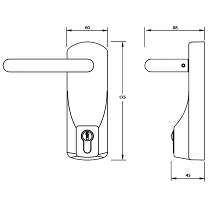UNION ExiSAFE Lever Operated Outside Access Device