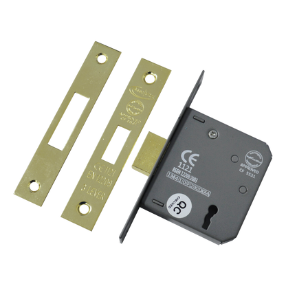 ASEC Vital 3 Lever Deadlock 65mm - Gold