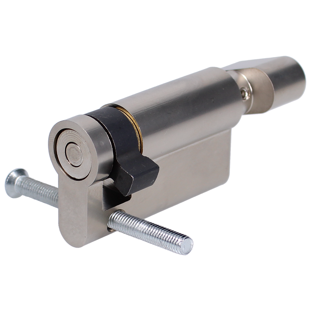 ASEC VITAL Blind Thumbturn Half Euro Dual Finish Cylinder With Adjustable Cam 50mm 40/10 - Nickel Plated