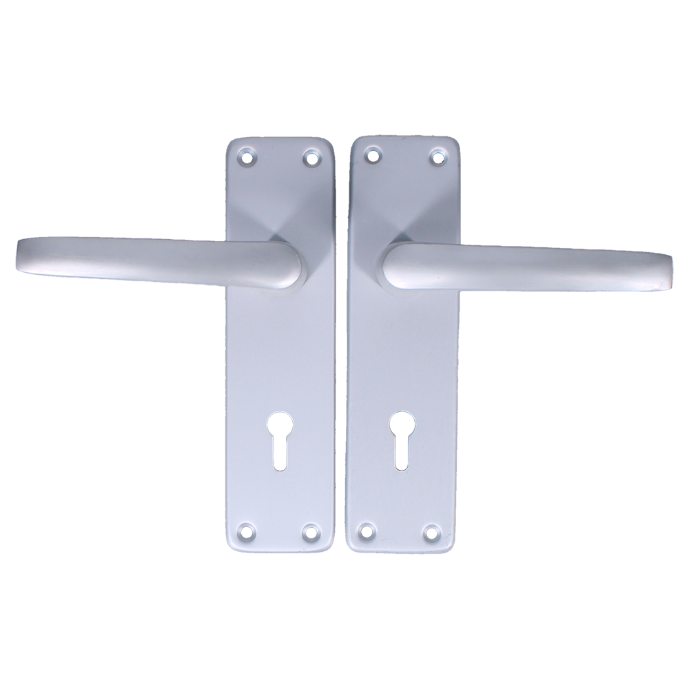 ASEC VITAL Aluminium Contract Lock Furniture Aluminium - Polished Anodised Aluminium