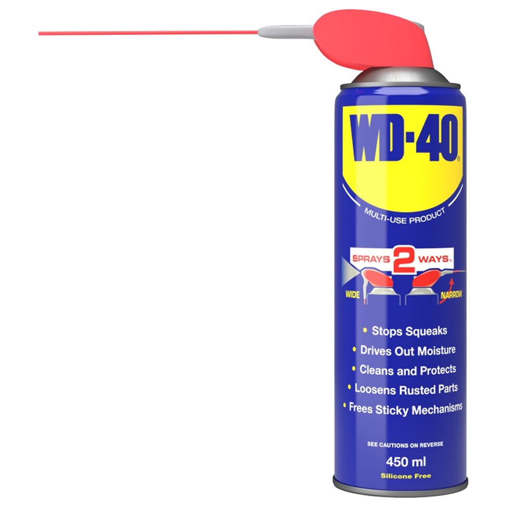 WD-40 Lubricant Spray with Smart Straw 450ml