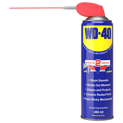 WD-40 Lubricant Spray with Smart Straw 450ml