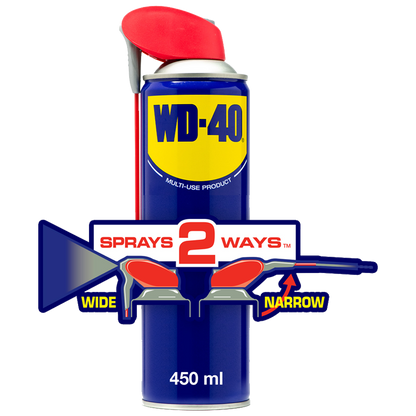 WD-40 Lubricant Spray with Smart Straw 450ml
