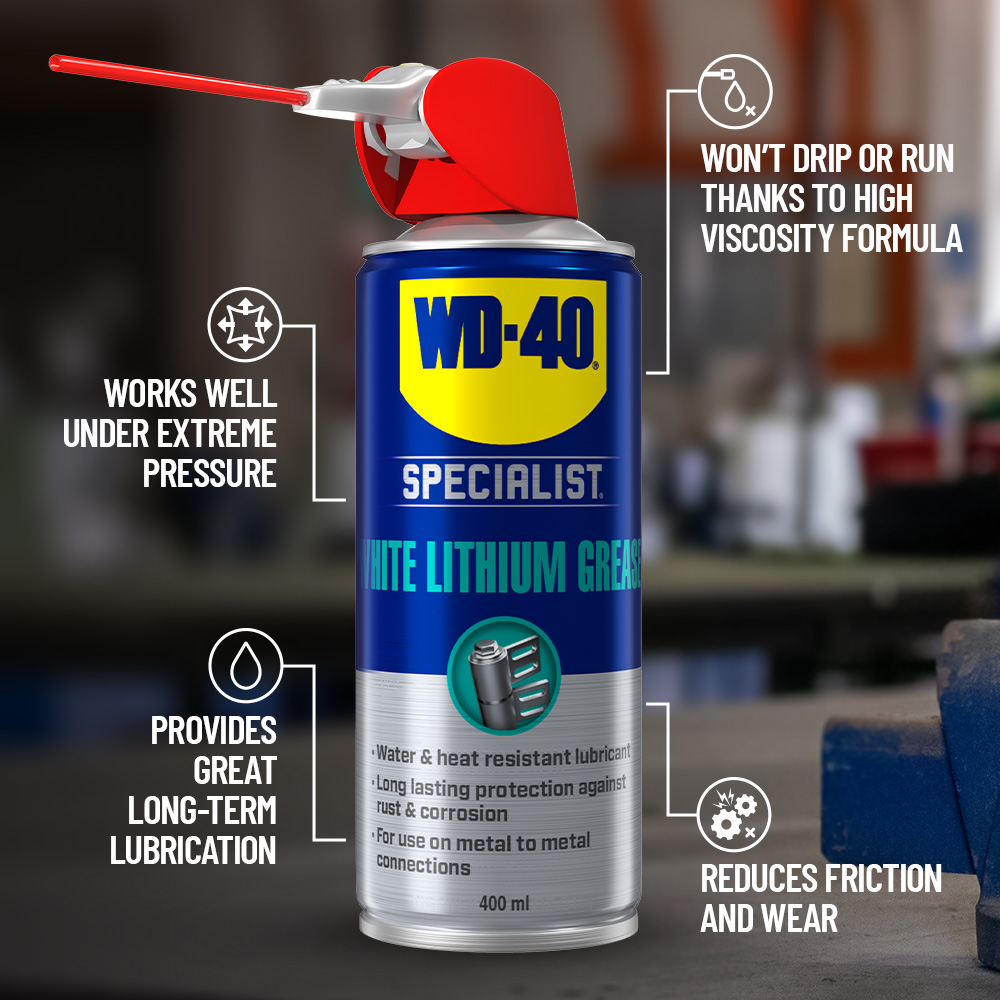WD-40 High Performance White Lithium Grease