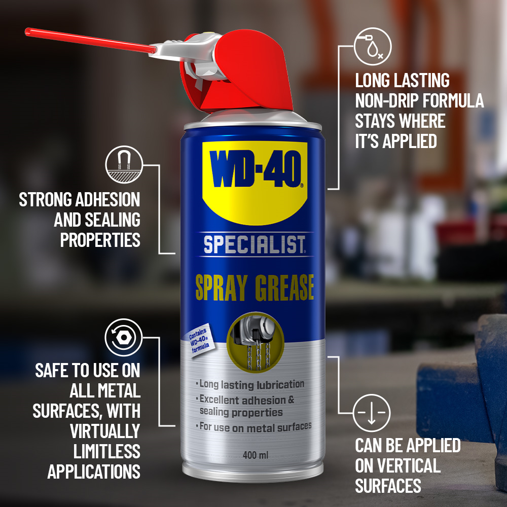 WD-40 400ML Specialist Long Lasting Spray Grease