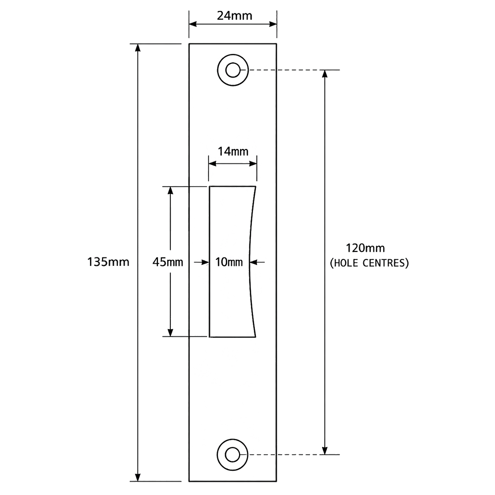 WILKA 1026078 Strike To Suit 138R Deadlocks