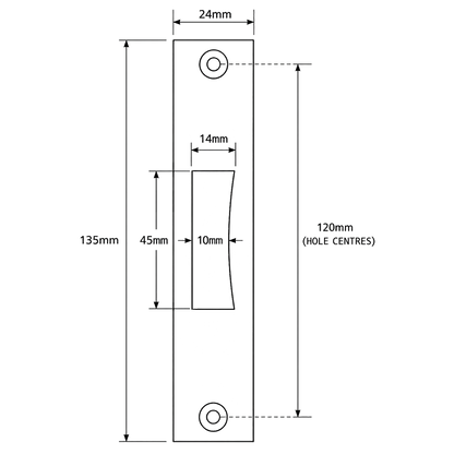 WILKA 1026078 Strike To Suit 138R Deadlocks