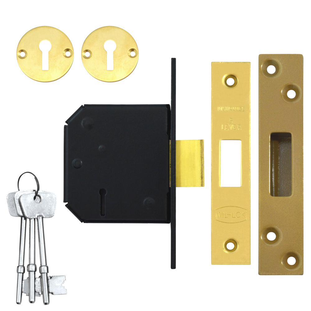 WILLENHALL LOCKS M1C 5 Lever Deadlock