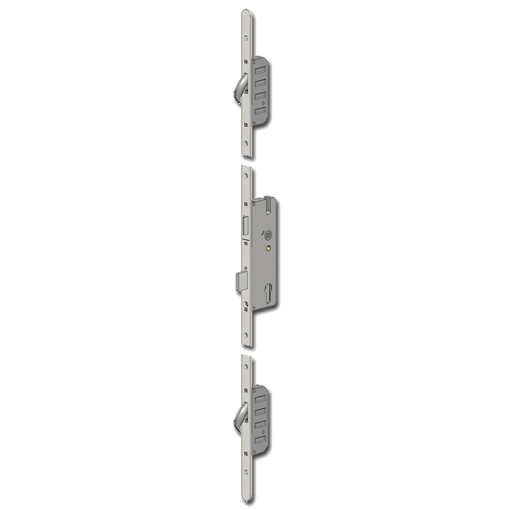 WINKHAUS Cobra Lever Operated Latch & Deadbolt Split Spindle 20mm Radius - 2 Hook